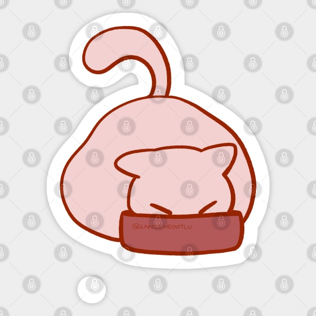 Happy Meal Time Kitty by Sunnie Meowtlu Sticker by SunnieDu